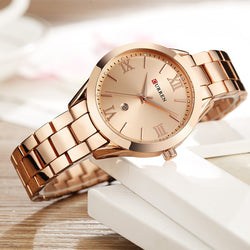 Gold Watch Women Watches Ladies Creative Steel Women's Bracelet Watches Female Clock