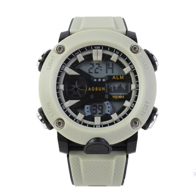 Outdoor 30M Waterproof Sports Watch Multi-Functional LED Electronic Watch