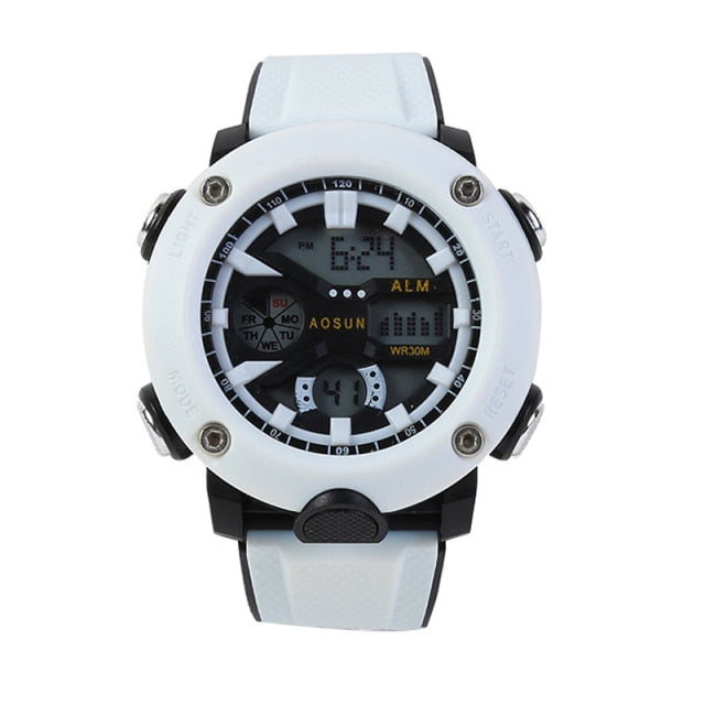 Outdoor 30M Waterproof Sports Watch Multi-Functional LED Electronic Watch