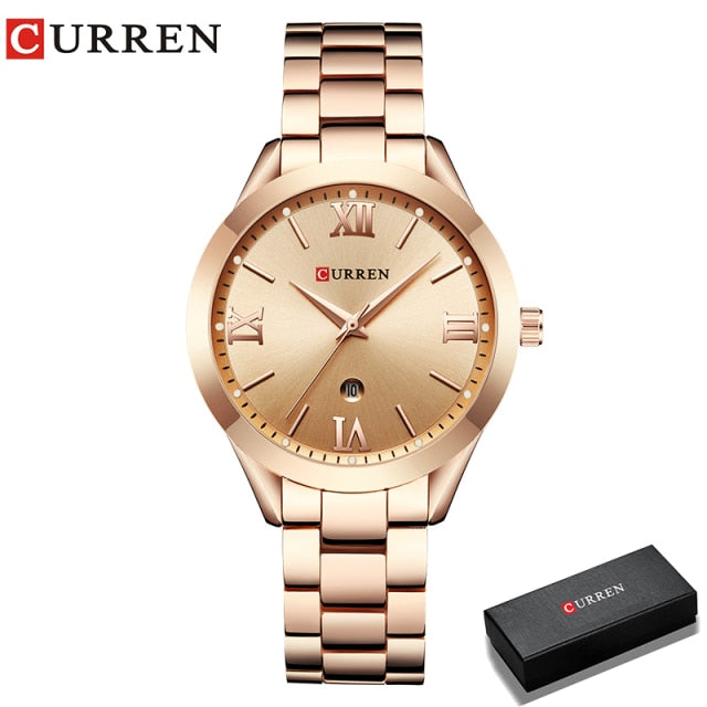 Gold Watch Women Watches Ladies Creative Steel Women's Bracelet Watches Female Clock