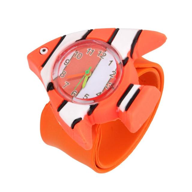 Cute Frog Slap Watches Cute 3D Cartoon Animal Watches Clock